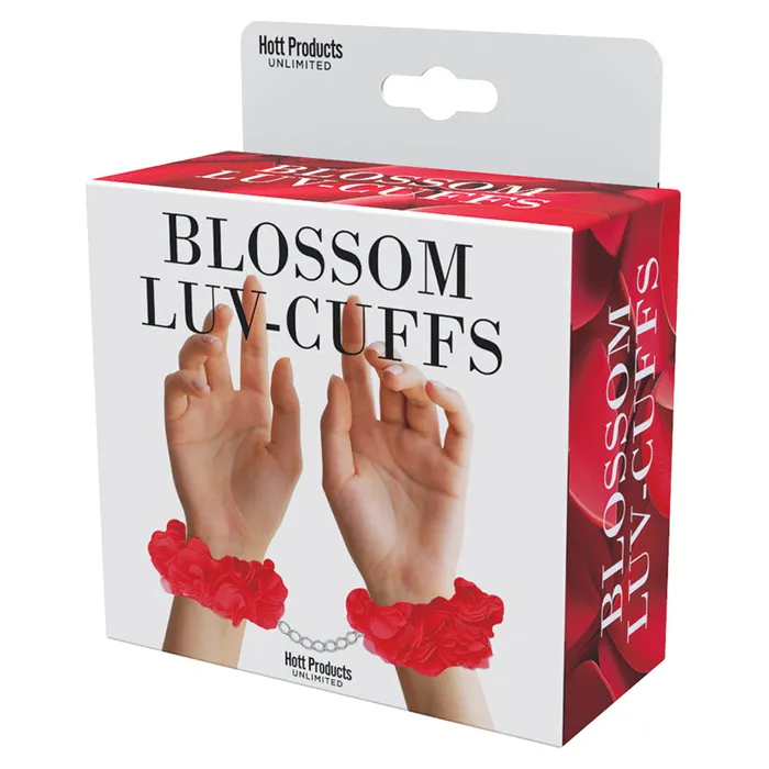 HOTT PRODUCTS Blossom Luv Cuffs FlowerRed Vibrators