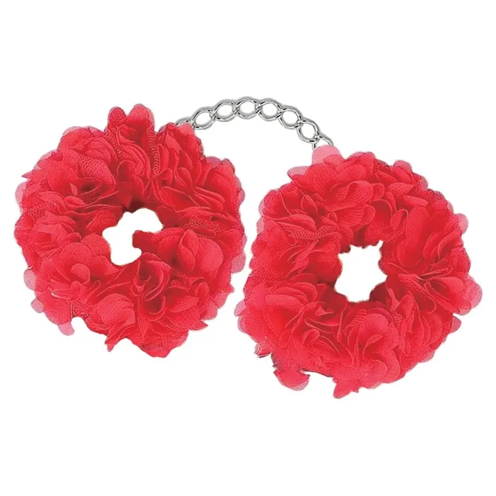 HOTT PRODUCTS Blossom Luv Cuffs FlowerRed Vibrators