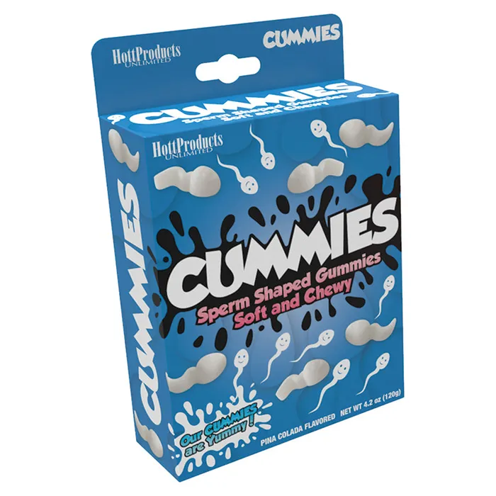 HOTT PRODUCTS Vibrators Cummies Sperm Shape Gummy