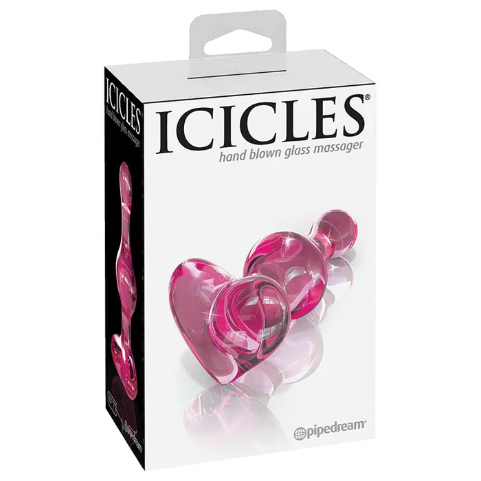 Icicles No75 Heart Shaped PlugPink PIPEDREAM Anal Icicles No75 Heart Shaped PlugPink PIPEDREAM Anal