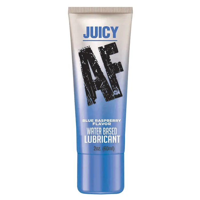 Juicy AF Lube Blue Raspberry 2oz LITTLE GENIE Vibrators