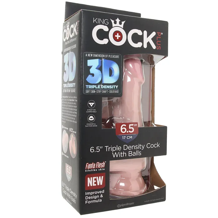 King Cock Plus Triple Density 65 Inch Ballsy Cock in Flesh Pipedream Dildos King Cock Plus Triple Density 65 Inch Ballsy Cock in Flesh Pipedream Dildos