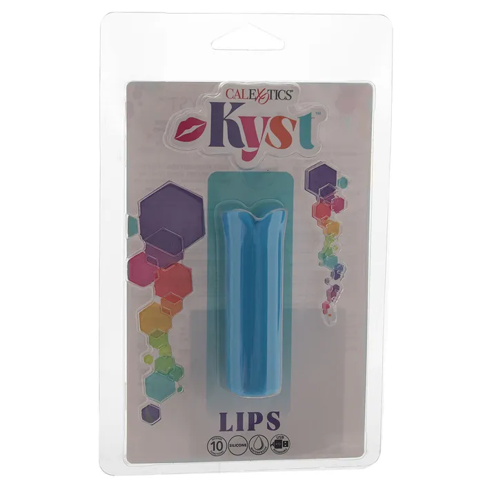 Kyst Lips Mini Vibe in Blue CalExotics Vibrators Kyst Lips Mini Vibe in Blue CalExotics Vibrators