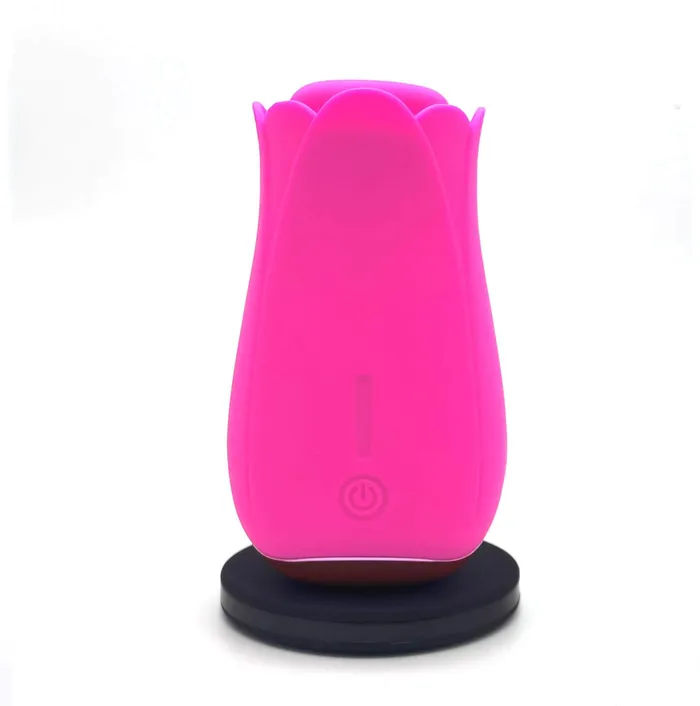 Maia Toys Vibrators Tulip Pro Suction Vibe Pink Rechargeable Vibrator