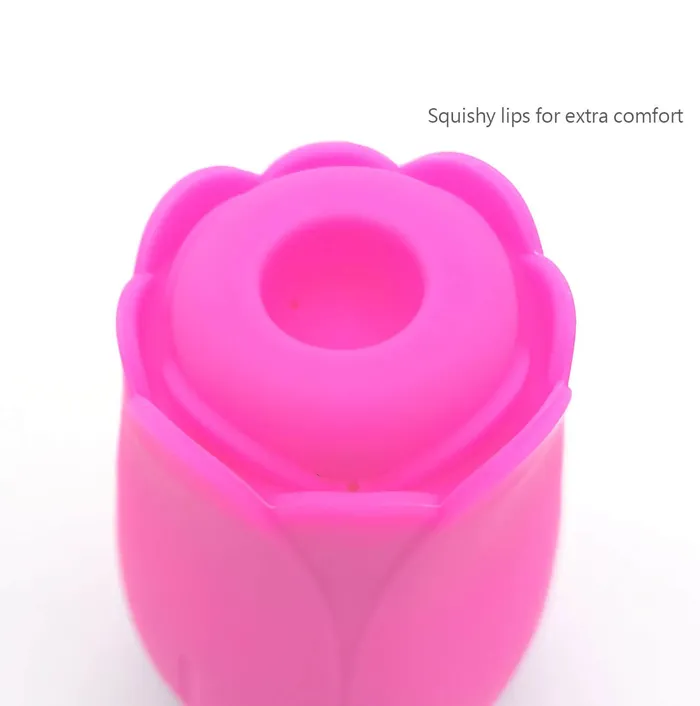 Maia Toys Vibrators Tulip Pro Suction Vibe Pink Rechargeable Vibrator