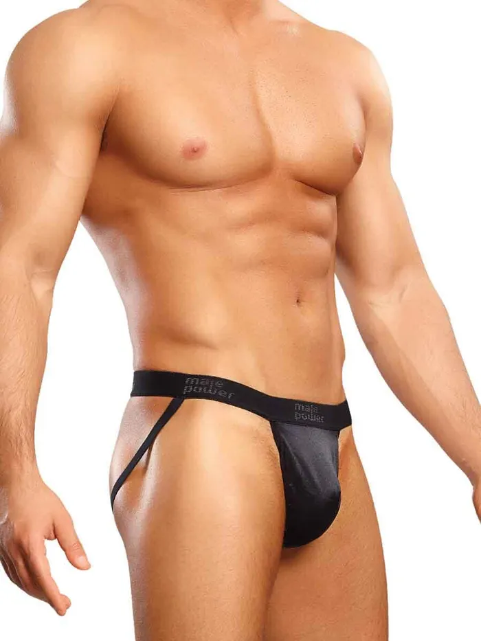 Male Power Lingerie Anal Male Power Satin Lycra Jock Strap Black SmallMedium Comfortable Stylish Male Power Lingerie Anal Male Power Satin Lycra Jock Strap Black SmallMedium Comfortable Stylish