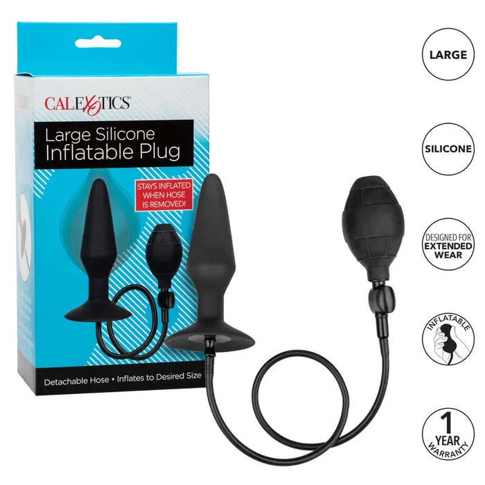 Male Sex Toys Cal Exotics Large Silicone Inflatable Plug California Exotic Novelties