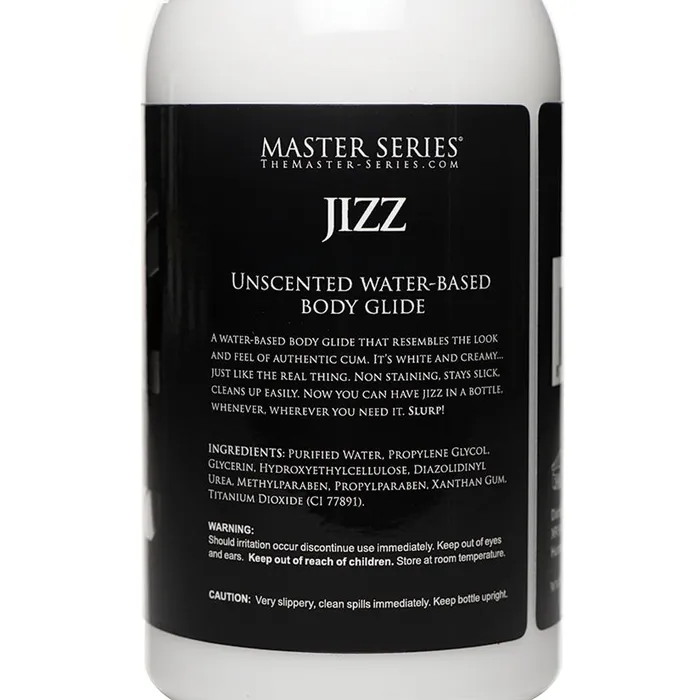 Male Sex Toys XR Brands Master Series Jizz Unscented Water Based Lube 16oz