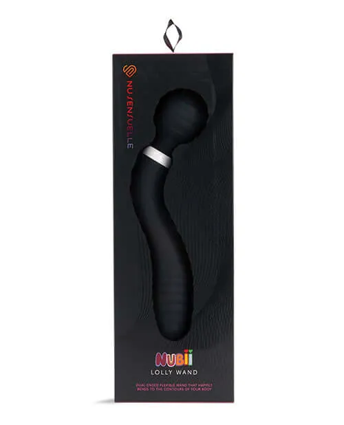Nu Sensuelle Vibrators Sensuelle Nubii Lolly Wand Massager Vibrator in Black by NU Sensuelle Novelties Nu Sensuelle Vibrators Sensuelle Nubii Lolly Wand Massager Vibrator in Black by NU Sensuelle Novelties