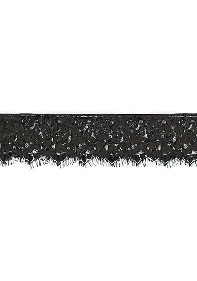 Ouch Lace Mask with Elastic Straps One Size Black Blindfold by Shots Toys SHOTS AMERICA Couples