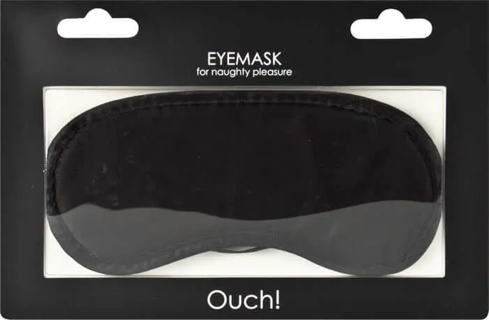 Ouch Soft Eyelash Black Blindfold SHOTS AMERICA Anal