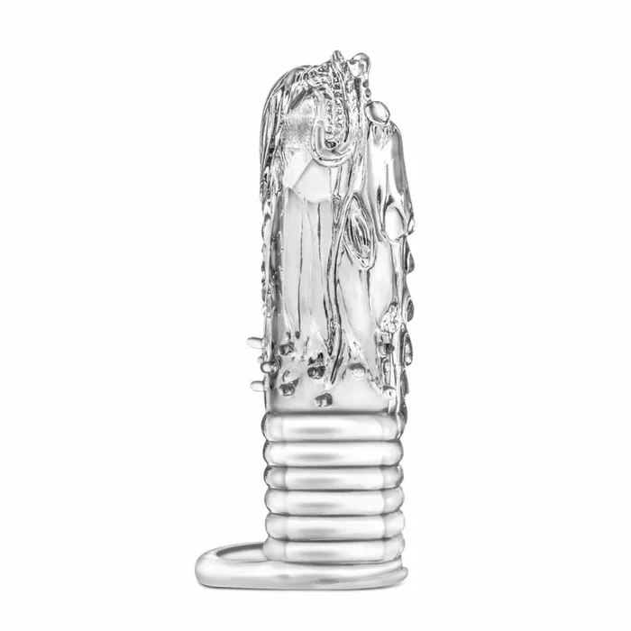 Performance By Blush Enter The Dragon Clear Penis Sleeve With Secure Fit Strap Blush Male Sex Toys