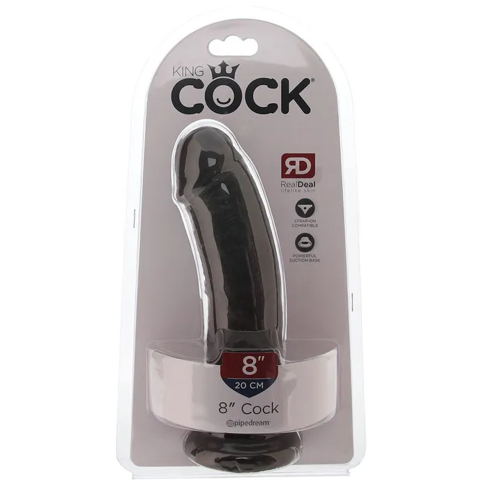Pipedream Dildos King Cock 8 Inch Dildo in Brown