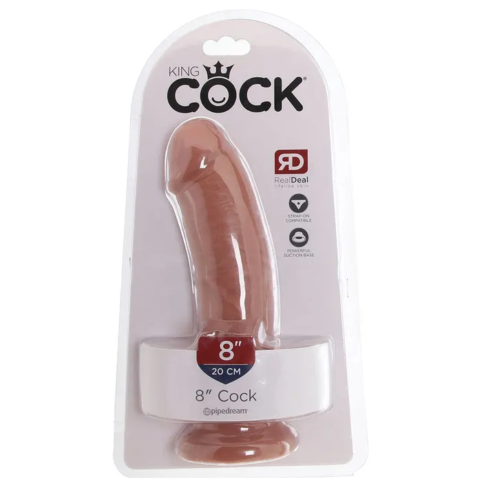 Pipedream Dildos King Cock 8 Inch Dildo in Tan