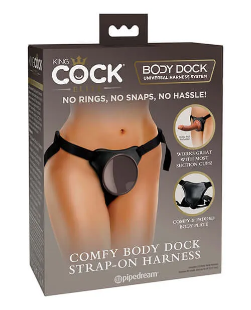 Pipedream Products Female Sex Toys King Cock Elite Comfy Body Dock Strap On Harness Pipedream Products Female Sex Toys King Cock Elite Comfy Body Dock Strap On Harness