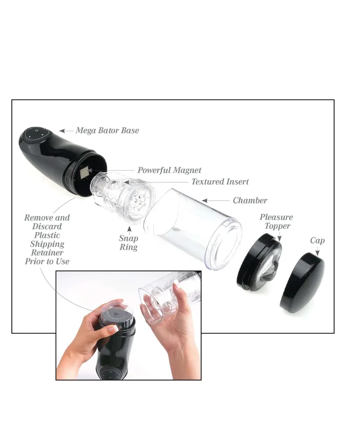 Pipedream Products Male Sex Toys Pipedream Extreme Toyz Mega Bator Pussy Your Ultimate HandsFree Pleasure Device