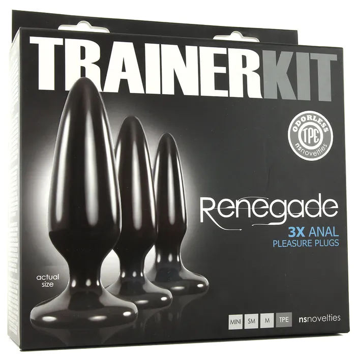 Renegade 3X Anal Trainer Kit in Black ns novelties Anal Renegade 3X Anal Trainer Kit in Black ns novelties Anal