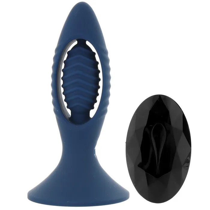 Renegade V2 Remote Anal Plug in Blue ns novelties Anal