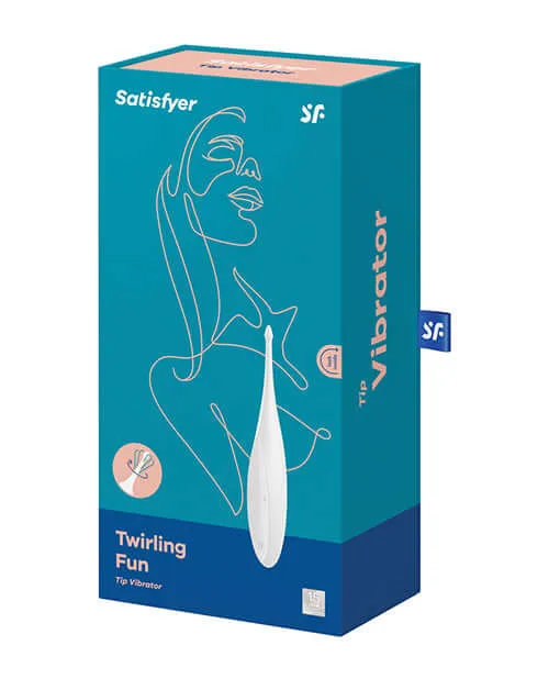 Satisfyer Vibrators Satisfyer Twirling Fun Tip Vibrator White