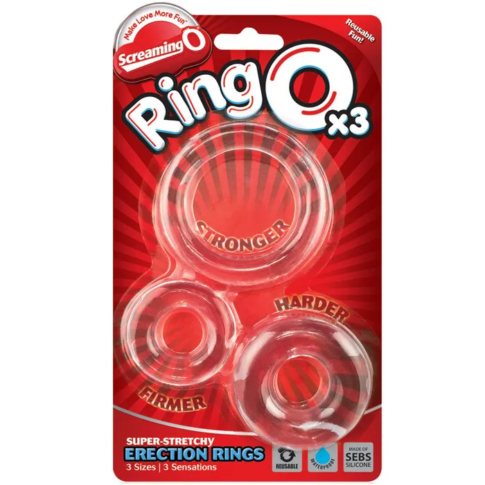 SCREAMING O Dildos Screaming O RingO x3Clear