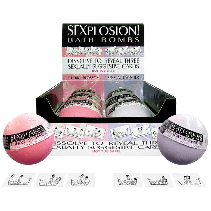 Sexplosions Bath Bomb Display of 6 KHEPER GAMES Anal