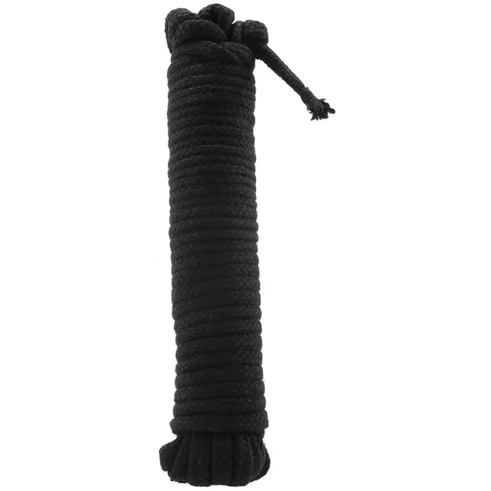 Soft Bondage Rope 33ft10m in Black Spartacus Anal