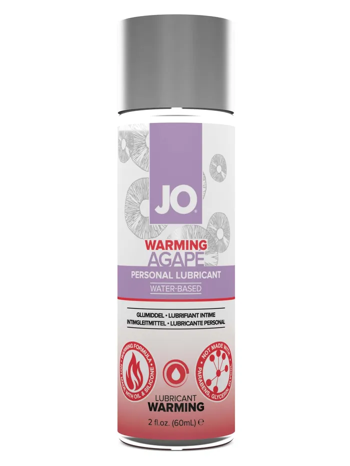 System JO Female Sex Toys Experience Sensual Comfort with JO Agape Warming Lubricant 2 Oz