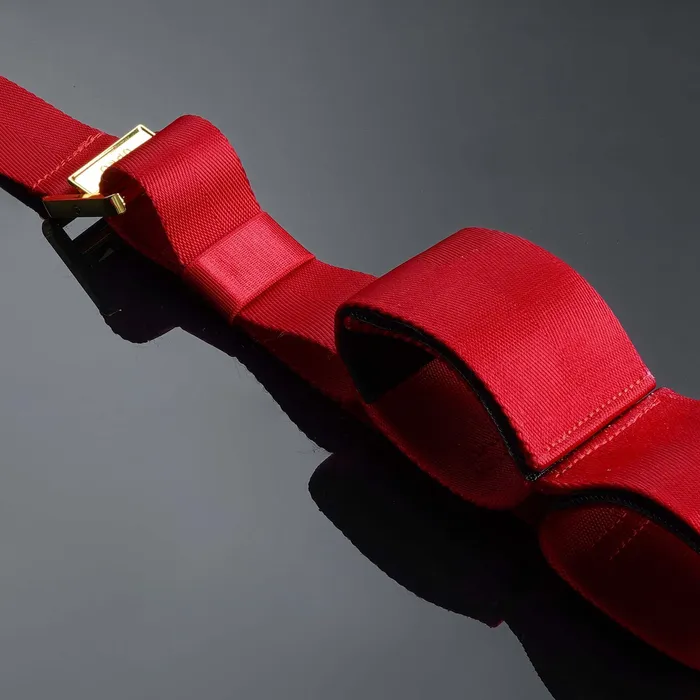 UPKO UPKO Bowknot Hogtie Portable Bondage Gear Red Restraints