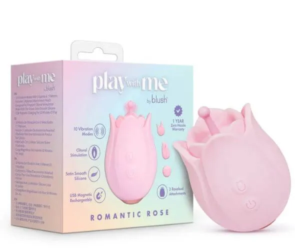 Vibrators Blush Novelties PLAY WITH ME ROMANTIC ROSE PINK