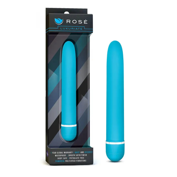 Vibrators Blush Ros By Blush Luxuriate Blue 7Inch Vibrator