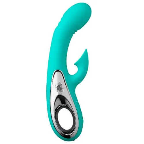 Vibrators CLOUD 9 PRO SENSUAL AIR TOUCH VI COME HITHER RABBIT TEAL Cloud 9 Novelties Vibrators CLOUD 9 PRO SENSUAL AIR TOUCH VI COME HITHER RABBIT TEAL Cloud 9 Novelties