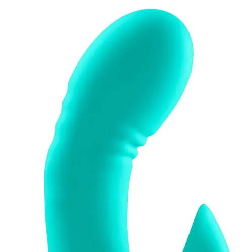 Vibrators CLOUD 9 PRO SENSUAL AIR TOUCH VI COME HITHER RABBIT TEAL Cloud 9 Novelties