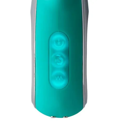 Vibrators CLOUD 9 PRO SENSUAL AIR TOUCH VI COME HITHER RABBIT TEAL Cloud 9 Novelties