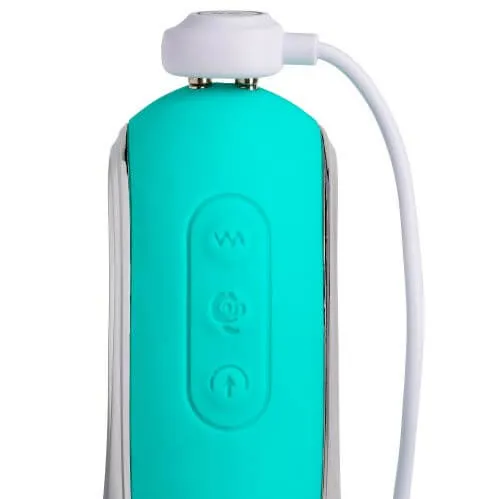 Vibrators CLOUD 9 PRO SENSUAL AIR TOUCH VI COME HITHER RABBIT TEAL Cloud 9 Novelties