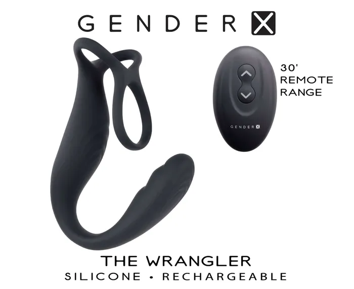 Vibrators Evolved Novelties Gender X The Wrangler The Ultimate 3Part RemoteControlled Toy for Targeted PSpot Stimulation