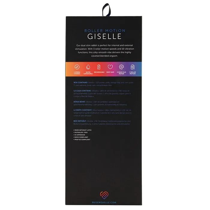 Vibrators NOVEL CREATIONS Sensuelle Giselle Rabbit Magenta 11