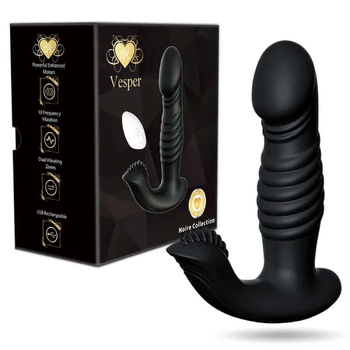 Vibrators Savage Lingerie Vesper MultiFunction Vibe with Remote Black Powerful Massager Vibrators Savage Lingerie Vesper MultiFunction Vibe with Remote Black Powerful Massager