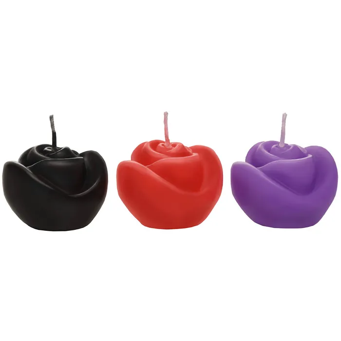 XR Brands Male Sex Toys Master Series Fire Garden Drip Candle Trio