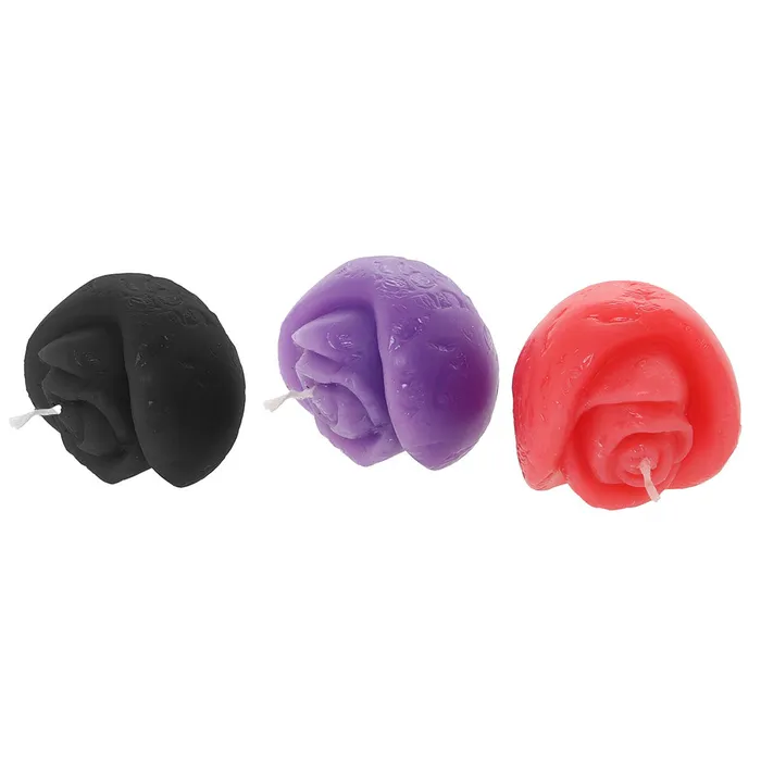 XR Brands Male Sex Toys Master Series Fire Garden Drip Candle Trio