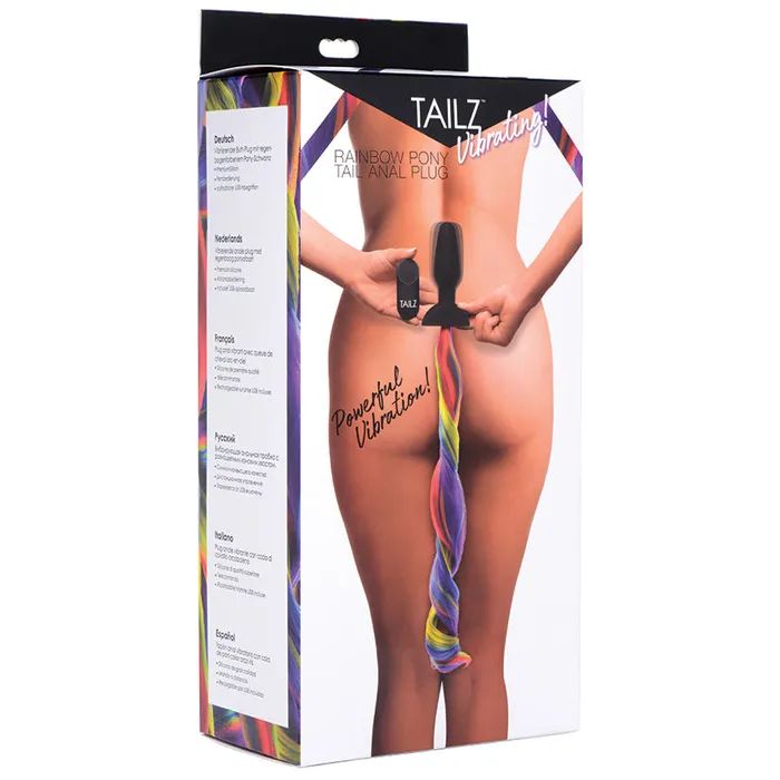 XR Brands Tailz Vibrating TailRainbow Anal