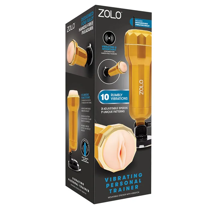 Zolo Vibrating Personal Trainer Mountable Stroker XGEN Male Sex Toys