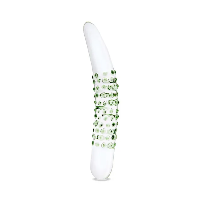 675 Green Double Ended Nubby Dildo Gls Female Sex Toys