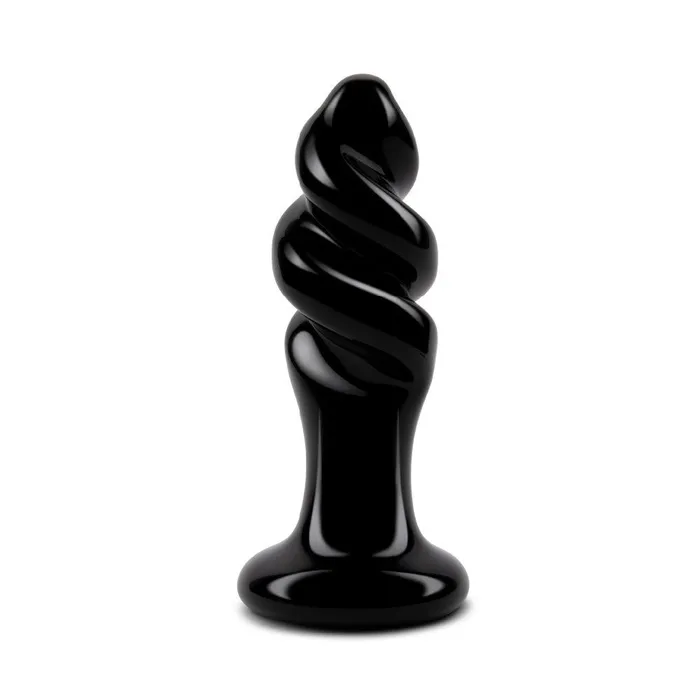 Anal 4 Black Swirly Butt Plug Gls