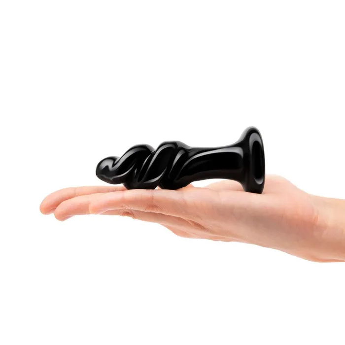 Anal 4 Black Swirly Butt Plug Gls