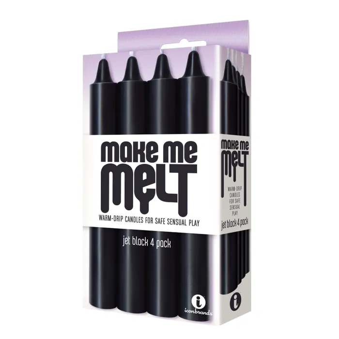 Anal Icon Brands Make Me Melt Jet Black 4 Pack Anal Icon Brands Make Me Melt Jet Black 4 Pack