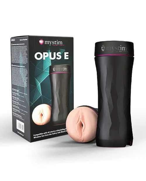 Anal Mystim Mystim Opus E Vagina Black