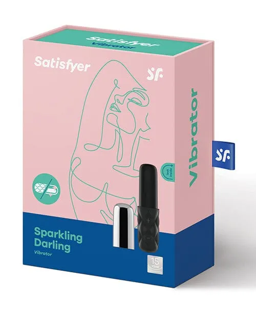 Anal Satisfyer Satisfyer Mini Sparkling Darling BlackSilver Anal Satisfyer Satisfyer Mini Sparkling Darling BlackSilver