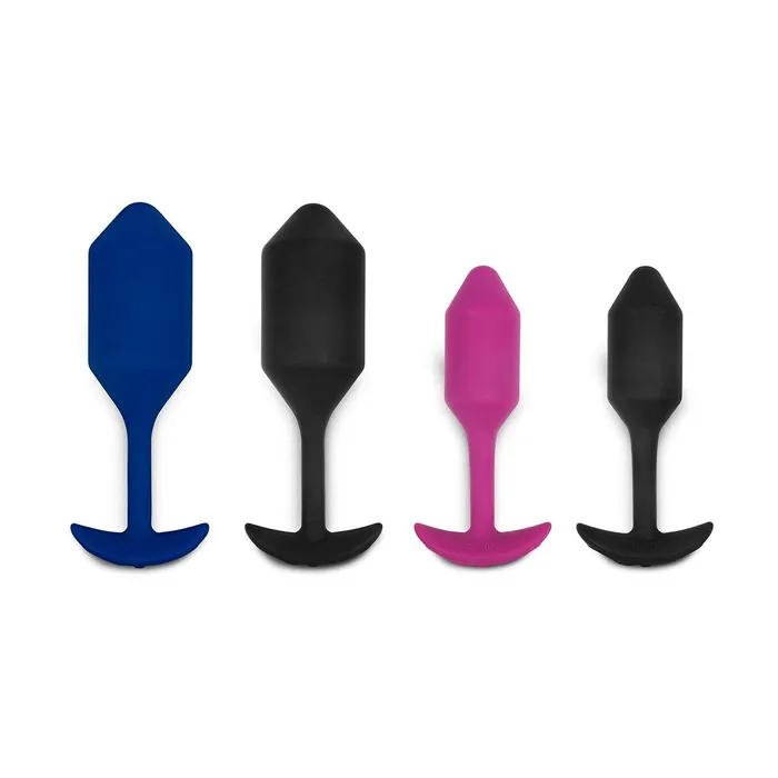 BVibe Anal BVibe Snug Plug Vibrating Medium Black