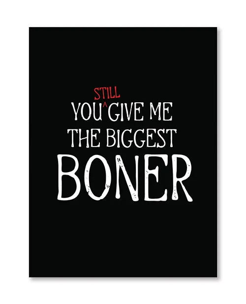 Biggest Boner Tonight Greeting Card Kush Kards Vibrators