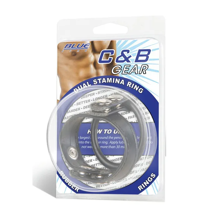 Blue Line Men Dual Stamina Ring Male Sex Toys